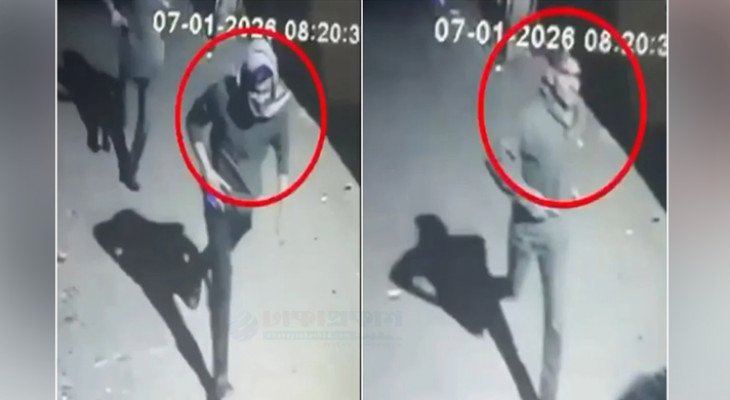 স্বেচ্ছাসেবক দলের নেতাকে গুলি করে হত্যা: যা দেখা গেল সিসিটিভি ফুটেজে